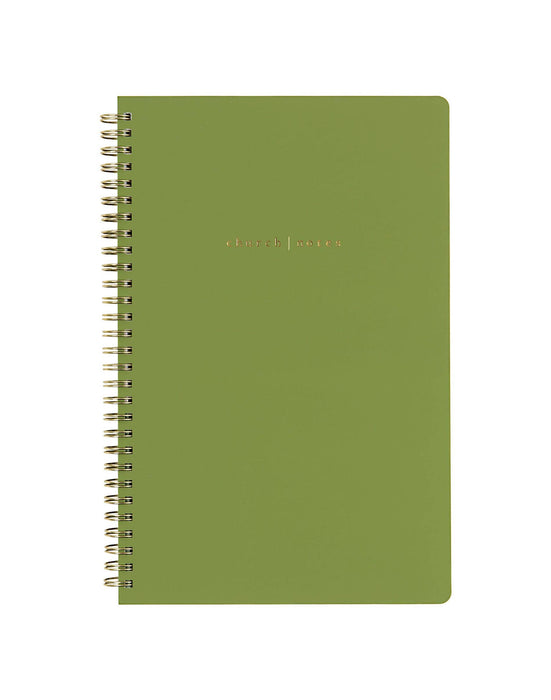 Church Notes Notebook - Olive