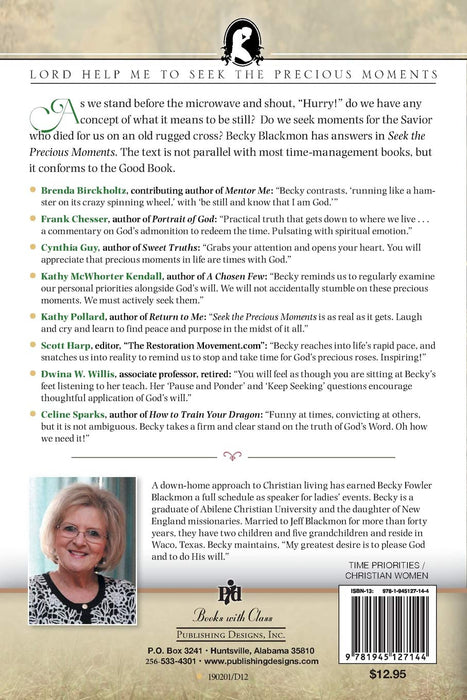Seek the Precious Moments by Becky Blackmon