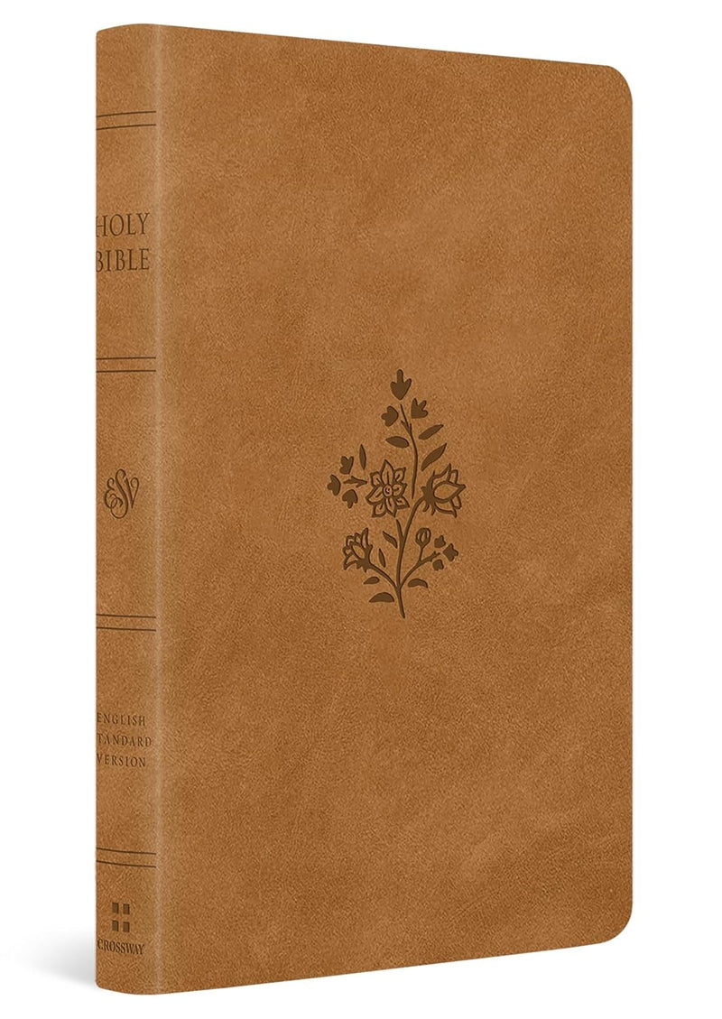 ESV Premium Gift Bible (TruTone, Nubuck Caramel, Wildflower Design): Holy Bible, English Standard Version