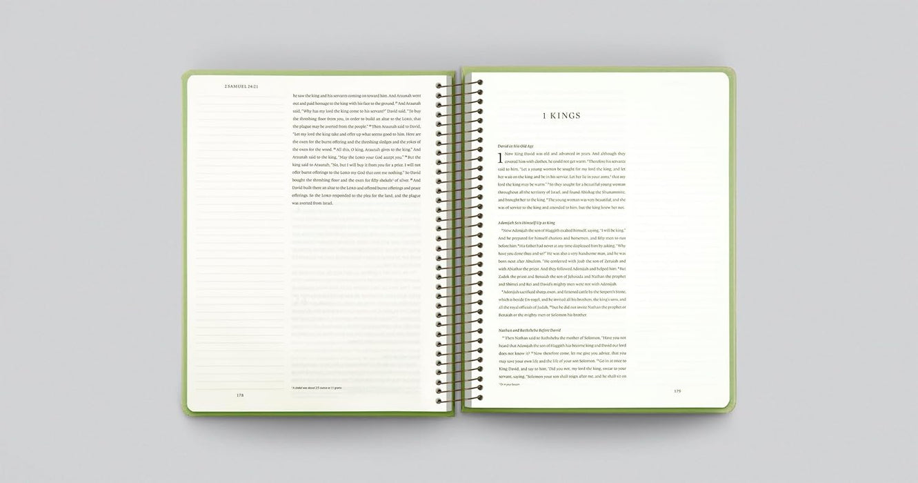 ESV Spiral-Bound Journaling Bible, History (Hardcover): Holy Bible, English Standard Version