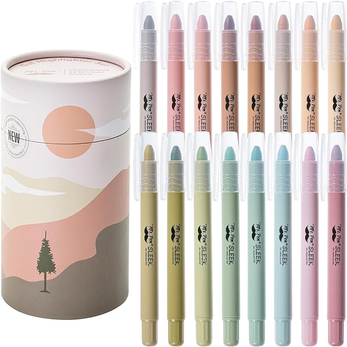 Mr. Pen- Gel Highlighter Set, 16 Pack, Assorted Colors, Bible Highlighters