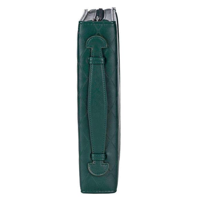 Quilted Be Still Green XL Bible Cover