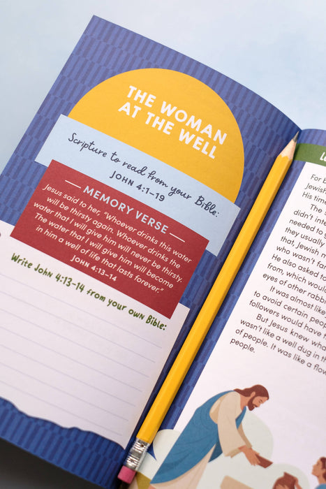 Kids' Bible Adventure Notebook: Easy-to-Follow Bible Studies