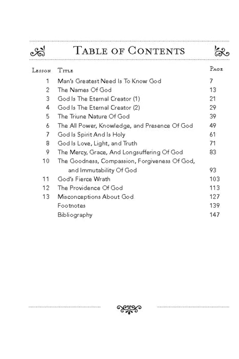 The Nature of God