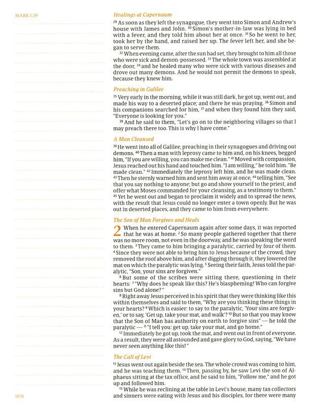 CSB Notetaking Bible, Large Print Hosanna Revival Edition, Lavender/Peach Cloth Over Board: The Holy Bible