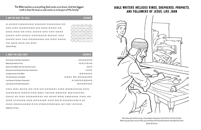Know Your Bible Activity Book for Kids