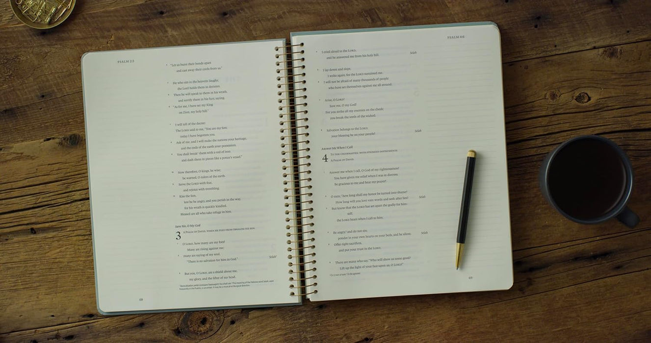 ESV Spiral-Bound Journaling Bible, Poetry (Hardcover): Holy Bible, English Standard Version