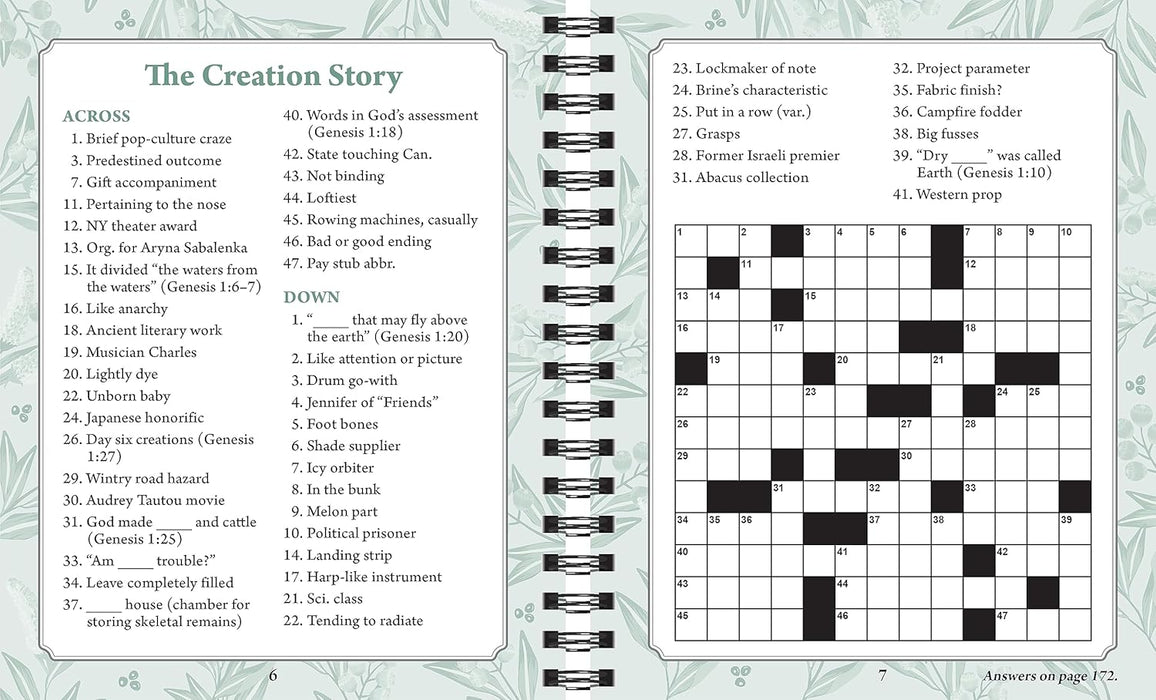 Brain Games - Bible Crossword Puzzles: Prayers, Parables & Prophets - Large Print