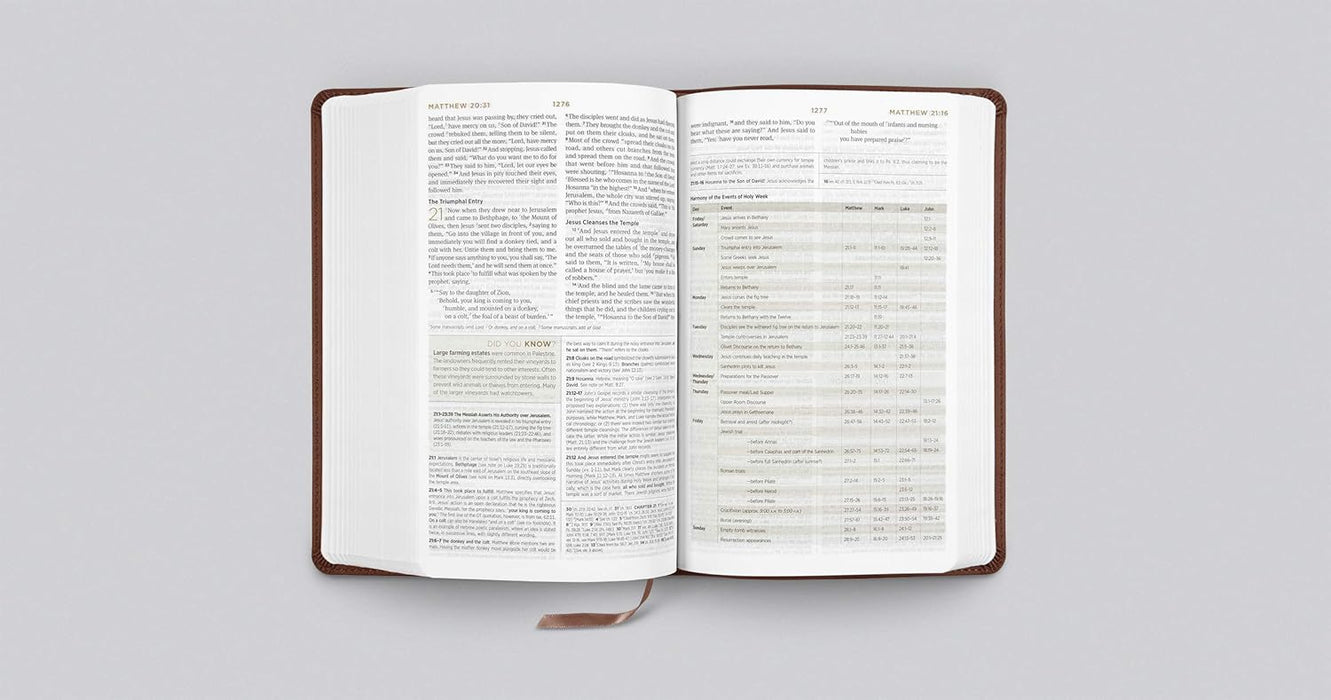 ESV Student Study Bible (TruTone, Chestnut)