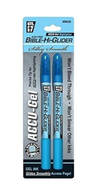 Gel Bible Highlighter 2 Pack, Blue