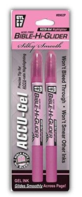 Gel Bible Highlighter 2 Pack, Pink