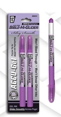 Gel Bible Highlighter 2 Pack, Purple