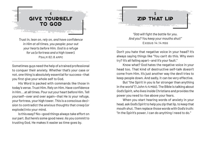 180 Bible Verses for Conquering Anxiety for Teen Guys