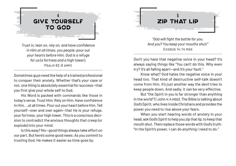 180 Bible Verses for Conquering Anxiety for Teen Guys