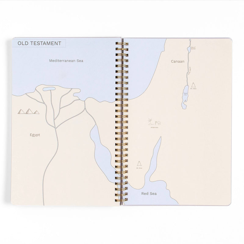 Happy Daisy Bible Study Notebook with Maps - Callie Danielle