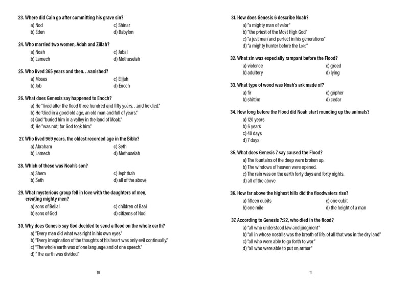 Check Your Bible IQ