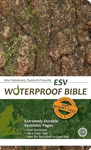 Waterproof Durable New Testament with Psalms and Proverbs-ESV-Camouflage
