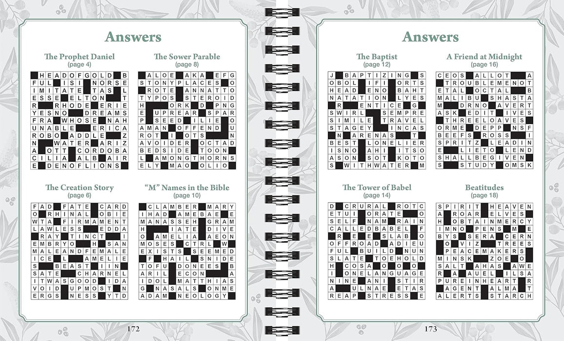 Brain Games - Bible Crossword Puzzles: Prayers, Parables & Prophets - Large Print