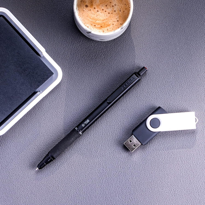 Zebra Pen G-750 and M-701 Retractable Gel Pen/Pencil Gift Set, Premium Metal Barrel, Medium/Fine Point, 0.7mm, 2-Pack