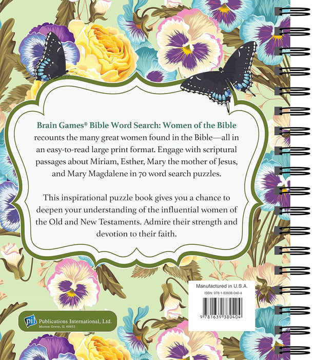 Brain Games - Large Print Bible Word Search: Women of the Bible (Brain Games - Bible)