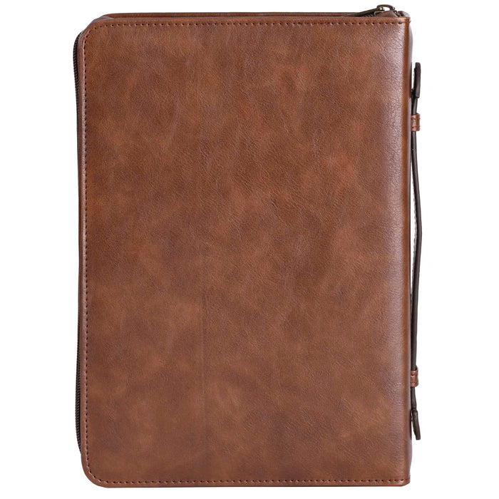 For I Know The Plans - Brown XL Bible Cover