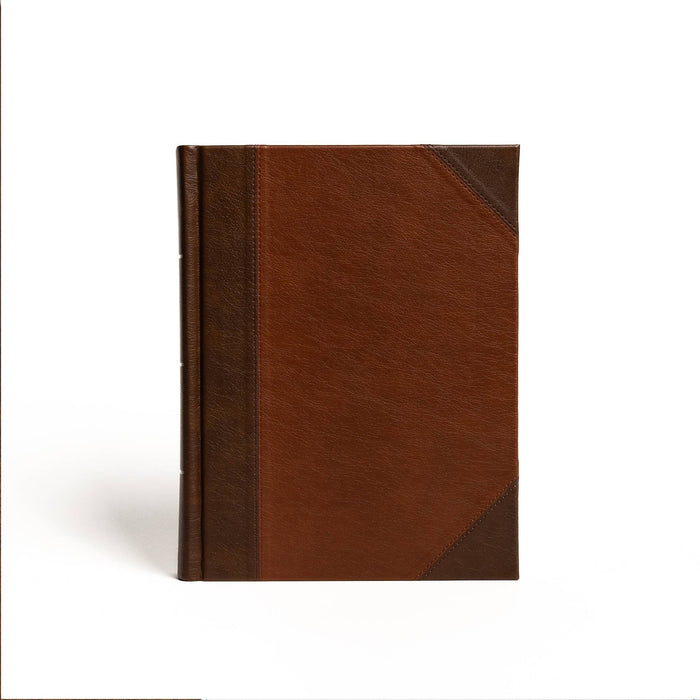 CSB Notetaking Bible, Large Print Edition, Brown/Tan LeatherTouch Over Board