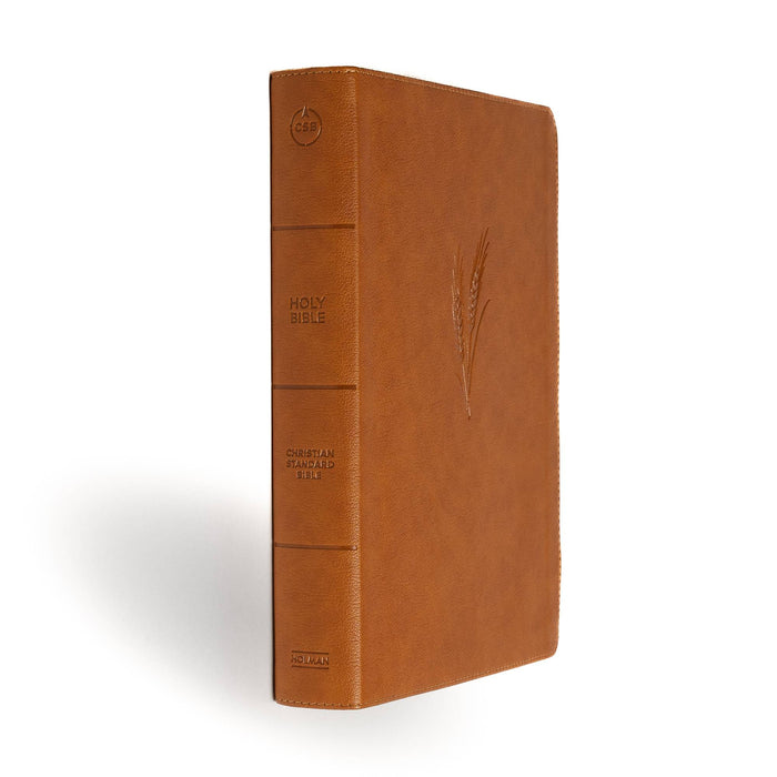 CSB Notetaking Bible, Large Print Edition, Camel LeatherTouch