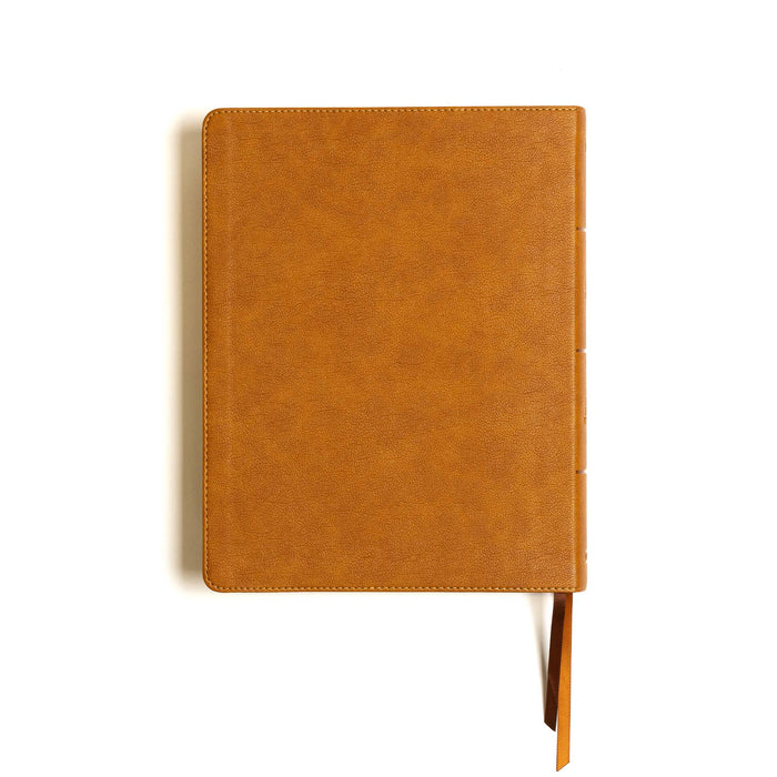 CSB Notetaking Bible, Large Print Edition, Camel LeatherTouch