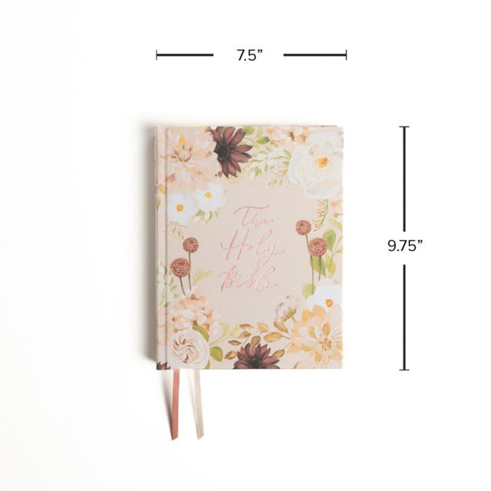 CSB Notetaking Bible, Large Print Hosanna Revival Edition, Blush Cloth Over Board