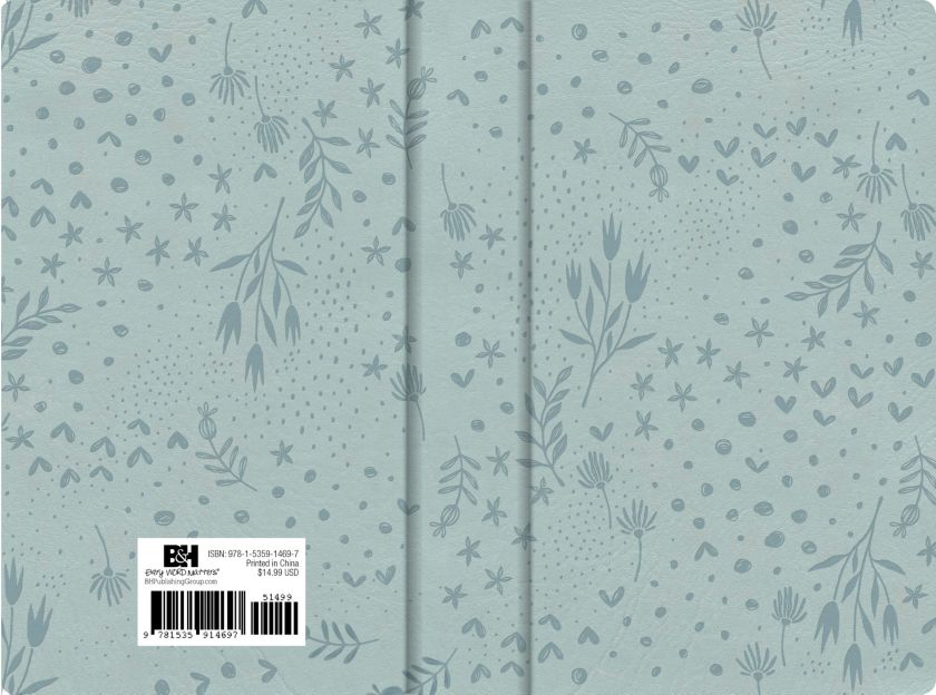 Pale Blue Floral Journal