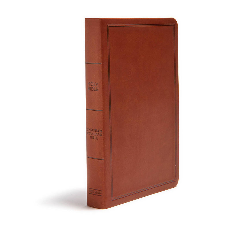 CSB Deluxe Gift Bible, Brown LeatherTouch