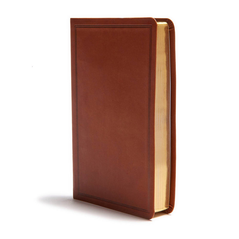 CSB Deluxe Gift Bible, Brown LeatherTouch