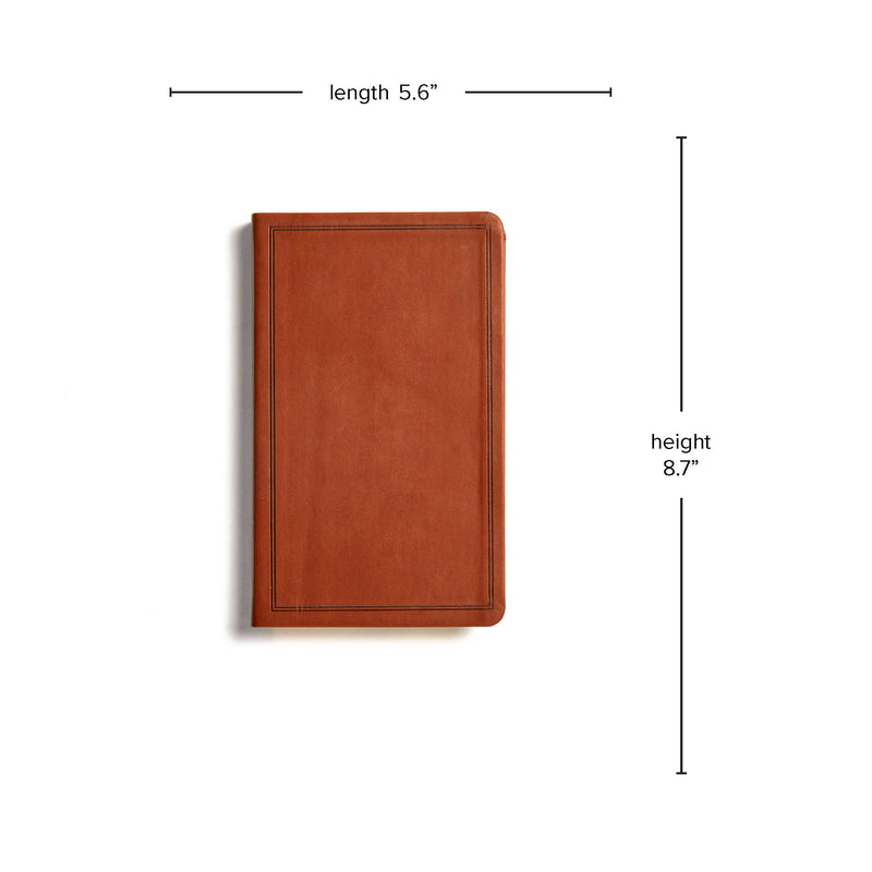 CSB Deluxe Gift Bible, Brown LeatherTouch