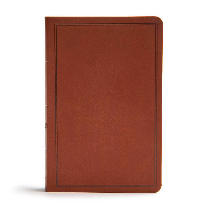 CSB Deluxe Gift Bible, Brown LeatherTouch