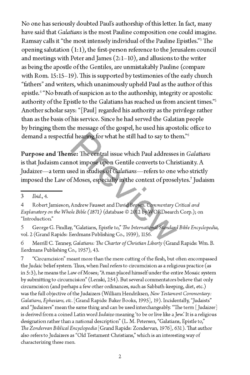 Galatians & Ephesians: Quick Study Commentary by Chad Sychtysz