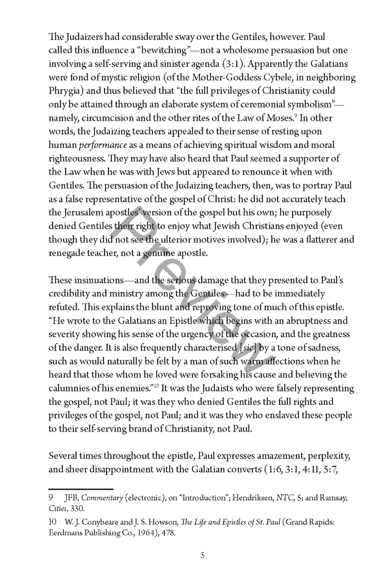 Galatians & Ephesians: Quick Study Commentary by Chad Sychtysz