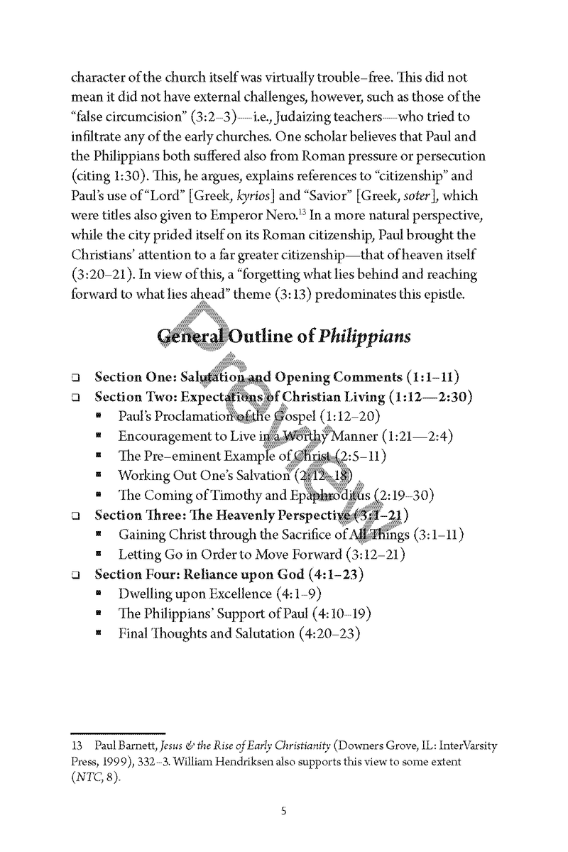 Philippians / Colossians QuickStudy Commentary by Chad Sychtysz