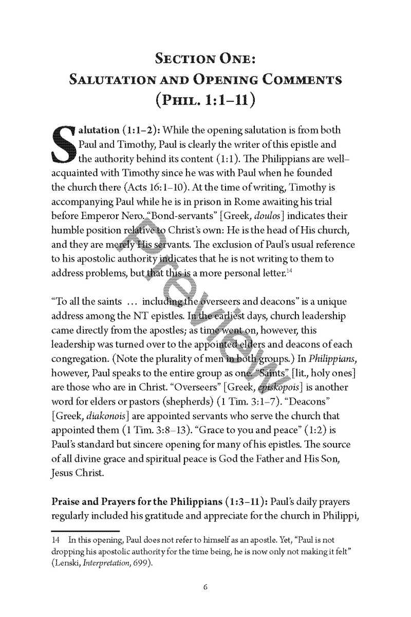 Philippians / Colossians QuickStudy Commentary by Chad Sychtysz