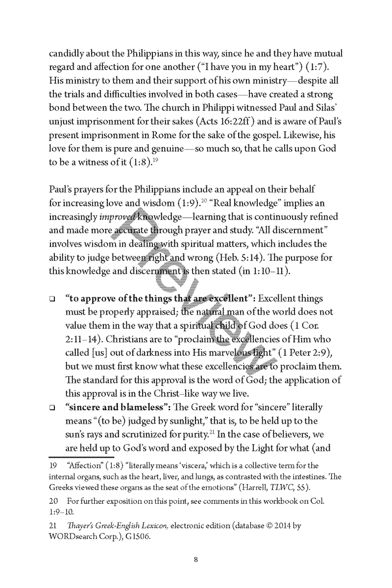 Philippians / Colossians QuickStudy Commentary by Chad Sychtysz