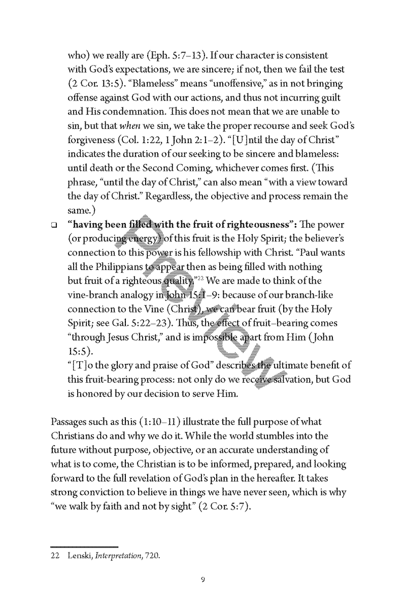 Philippians / Colossians QuickStudy Commentary by Chad Sychtysz