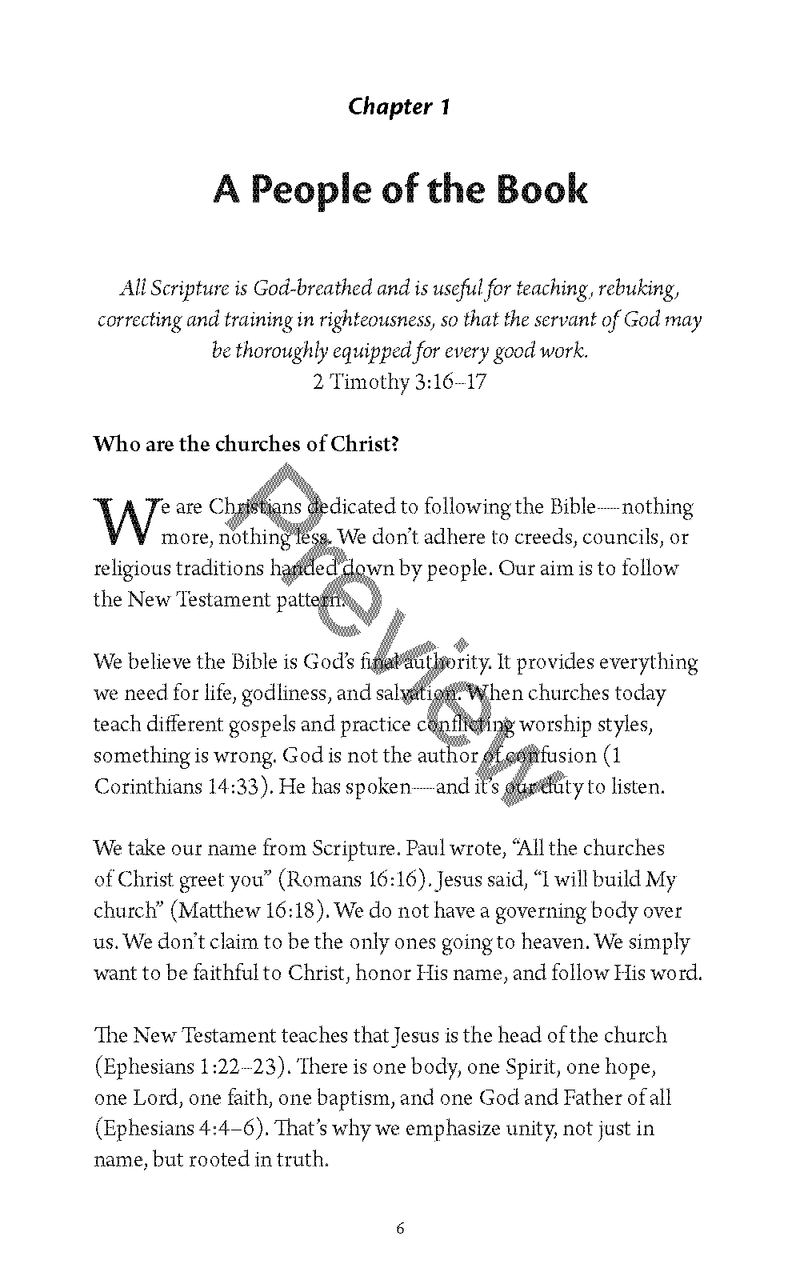 Getting to Know the Churches of Christ by Matthew Allen (Slightly Damaged or Worn)