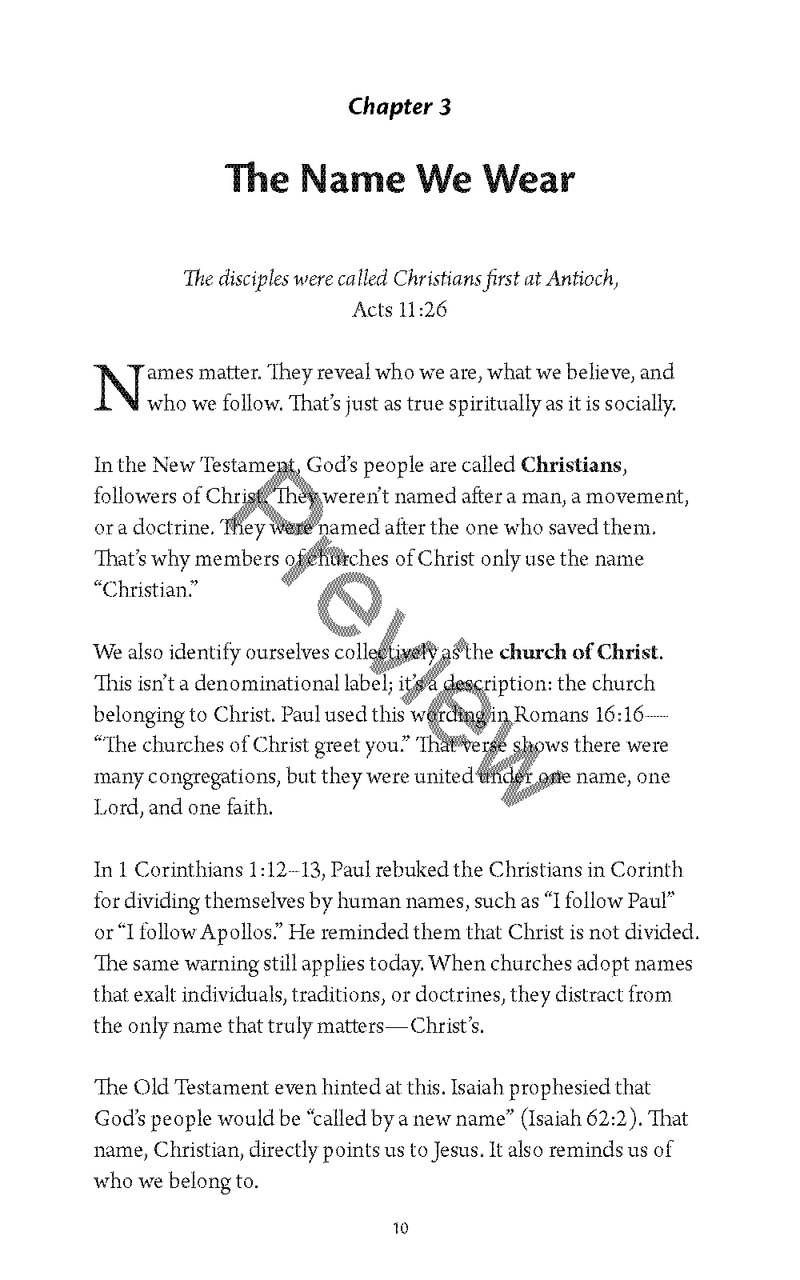 Getting to Know the Churches of Christ by Matthew Allen (Slightly Damaged or Worn)