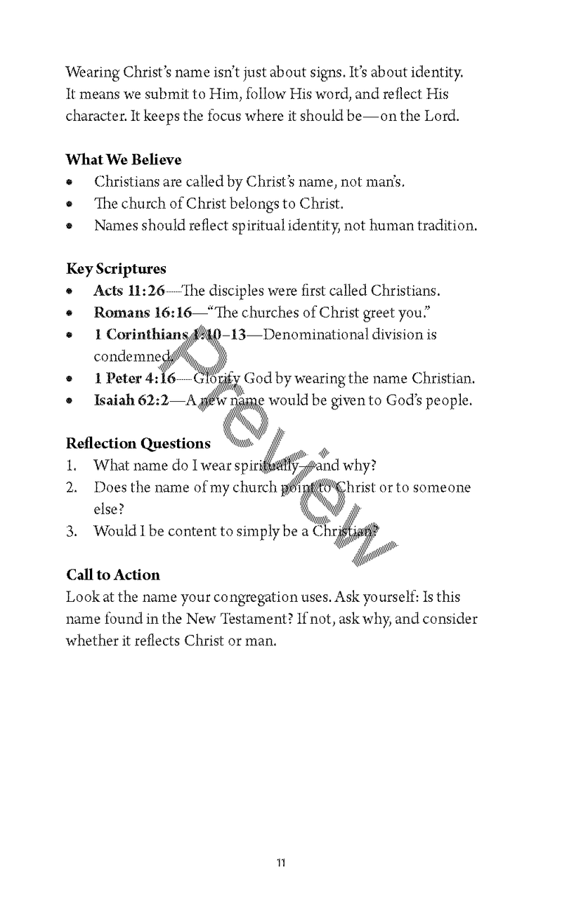 Getting to Know the Churches of Christ by Matthew Allen (Slightly Damaged or Worn)
