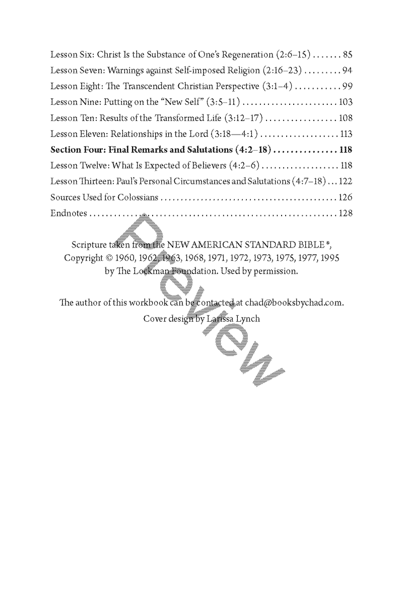 Philippians / Colossians Personal Workbook