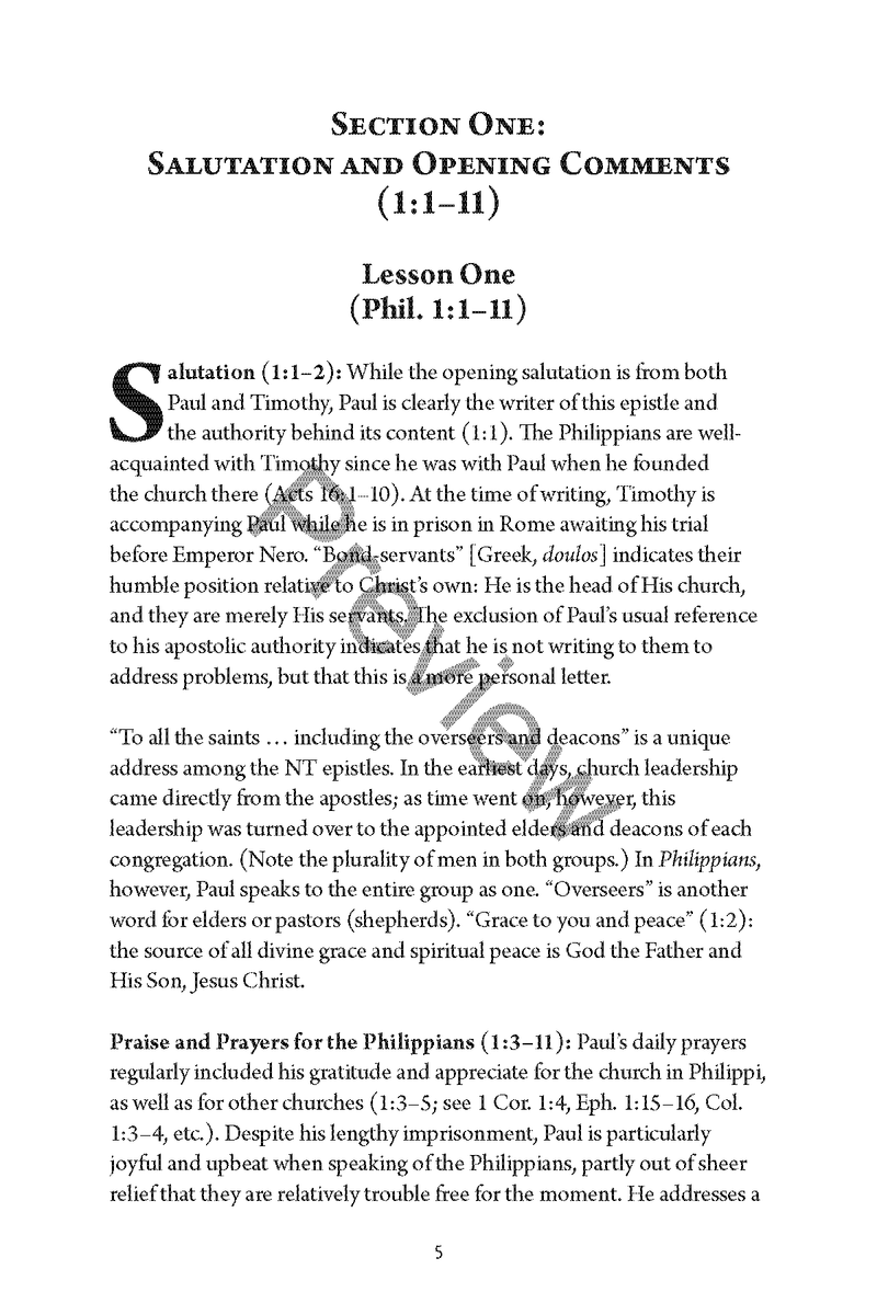 Philippians / Colossians Personal Workbook