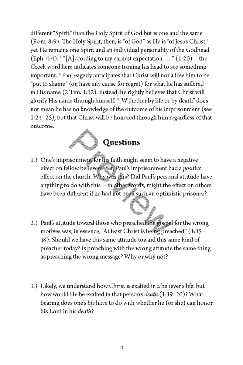 Philippians / Colossians Personal Workbook