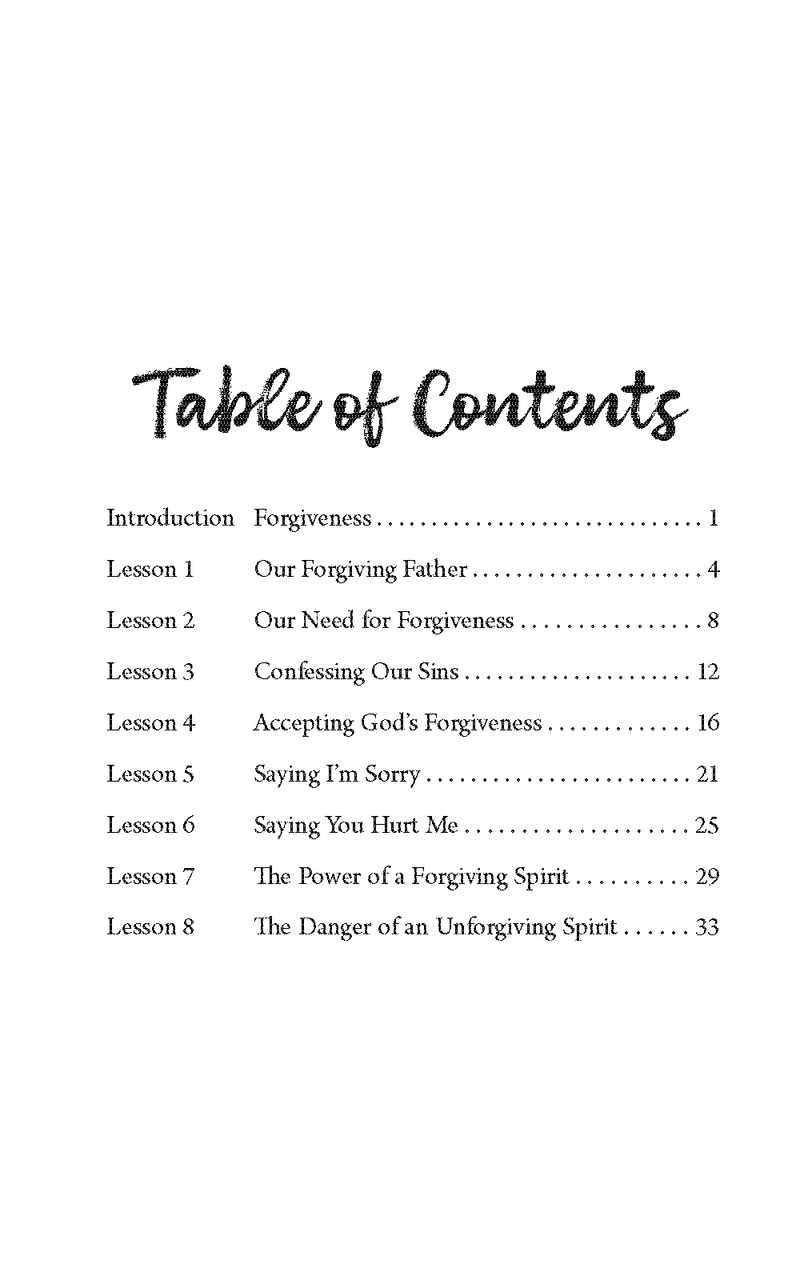Forgiveness: Living Out the High Calling of Our Faith