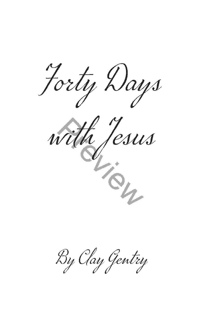 Forty Days with Jesus: Journal Through the Book of Mark