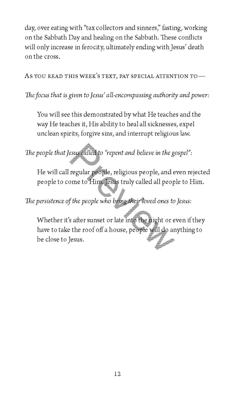 Forty Days with Jesus: Journal Through the Book of Mark