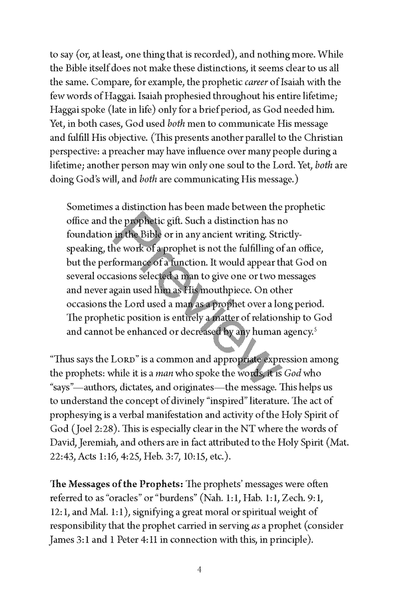 A Study of the Minor Prophets by Chad Sychtysz
